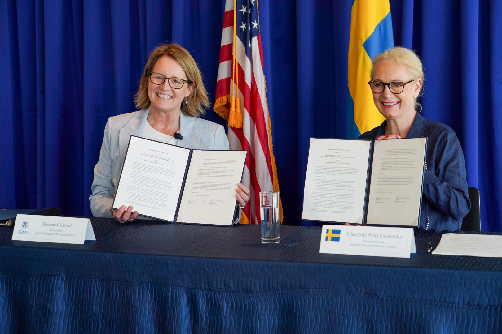 ICYMI – FEMA Sign MOU to Strengthen Cooperation with Swedish Civil Contingencies Agency